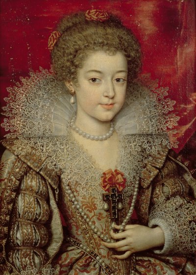 Portret van de Infanta Anna door Frans II Pourbus